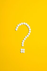 question mark on yellow background